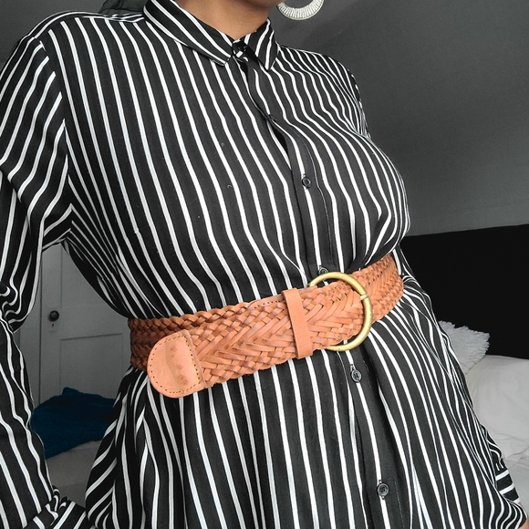 Tommy Hilfiger Accessories - Tommy Hilfiger Handcrafted Braided Leather Belt